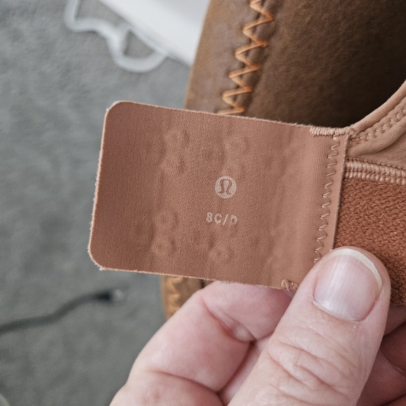 Lululemon Chocalate Brown Work Out Bra Size 8 C/D - Picture 4 of 5